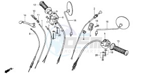 C70Z 50 drawing HANDLE SWITCH/LEVER/ CABLE