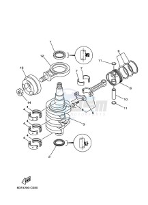 F25AES drawing CRANKSHAFT--PISTON