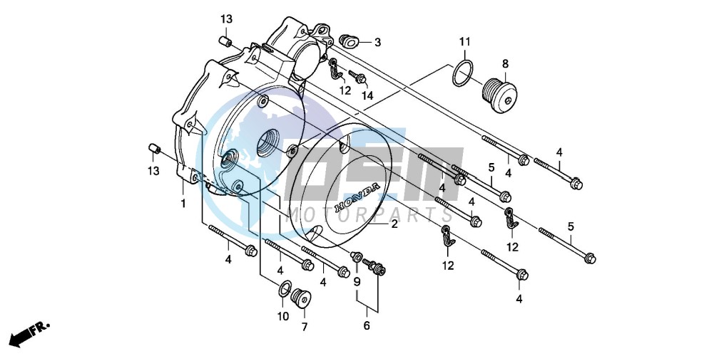 LEFT CRANKCASE COVER