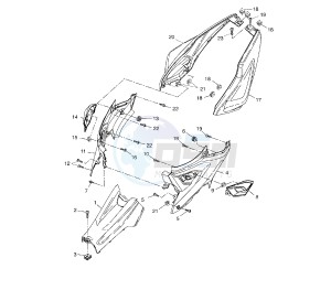 NS AEROX NAKED 50 drawing SIDE COVERS