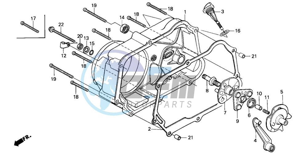 RIGHT CRANKCASE COVER