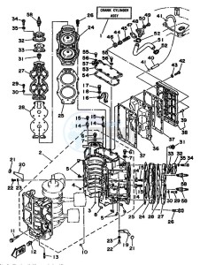 115C drawing CYLINDER--CRANKCASE