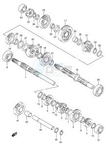 LT-F500F (E3-E28) drawing TRANSMISSION (1)