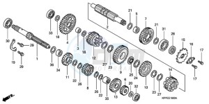 CBR125RWA Europe Direct - (ED / BLA) drawing TRANSMISSION