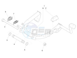 946 ARMANI 125 4T 3V ABS E3 (EMEA, APAC) drawing Stand/s