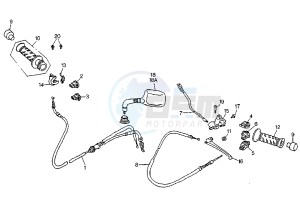 CITY 50 drawing HANDLE SWITCH-LEVER