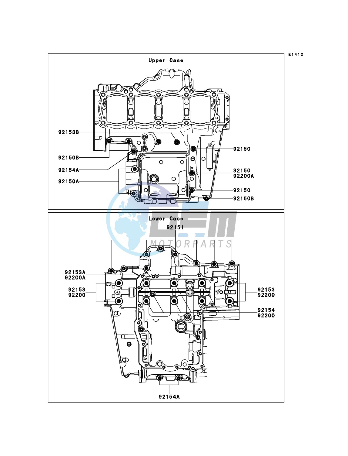 Crankcase Bolt Pattern