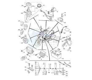 YW BW'S 125 drawing ELECTRICAL DEVICES