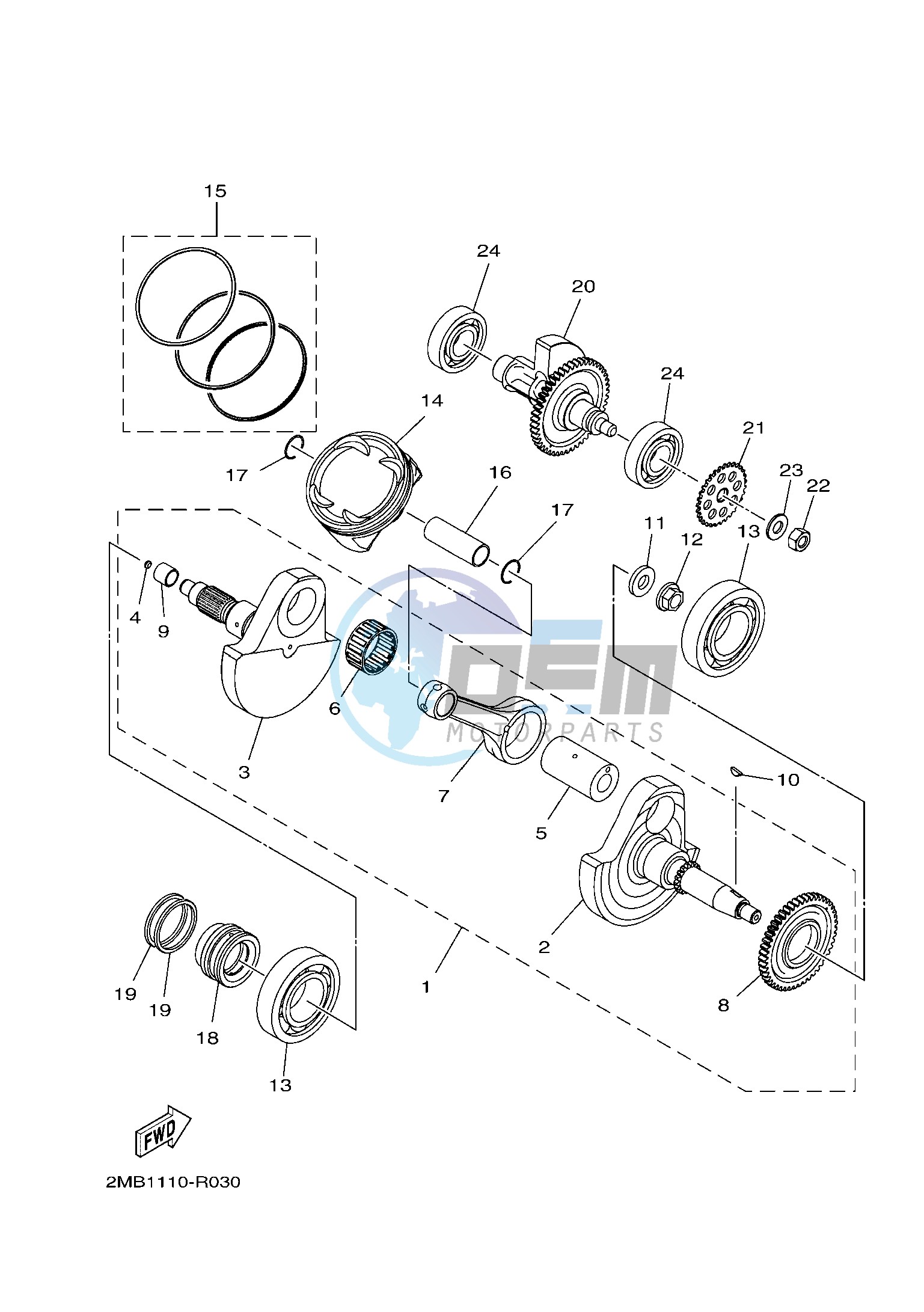 CRANKSHAFT & PISTON