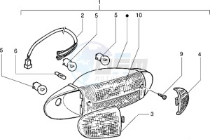 VELOFAX 50 drawing Rear tail lamp