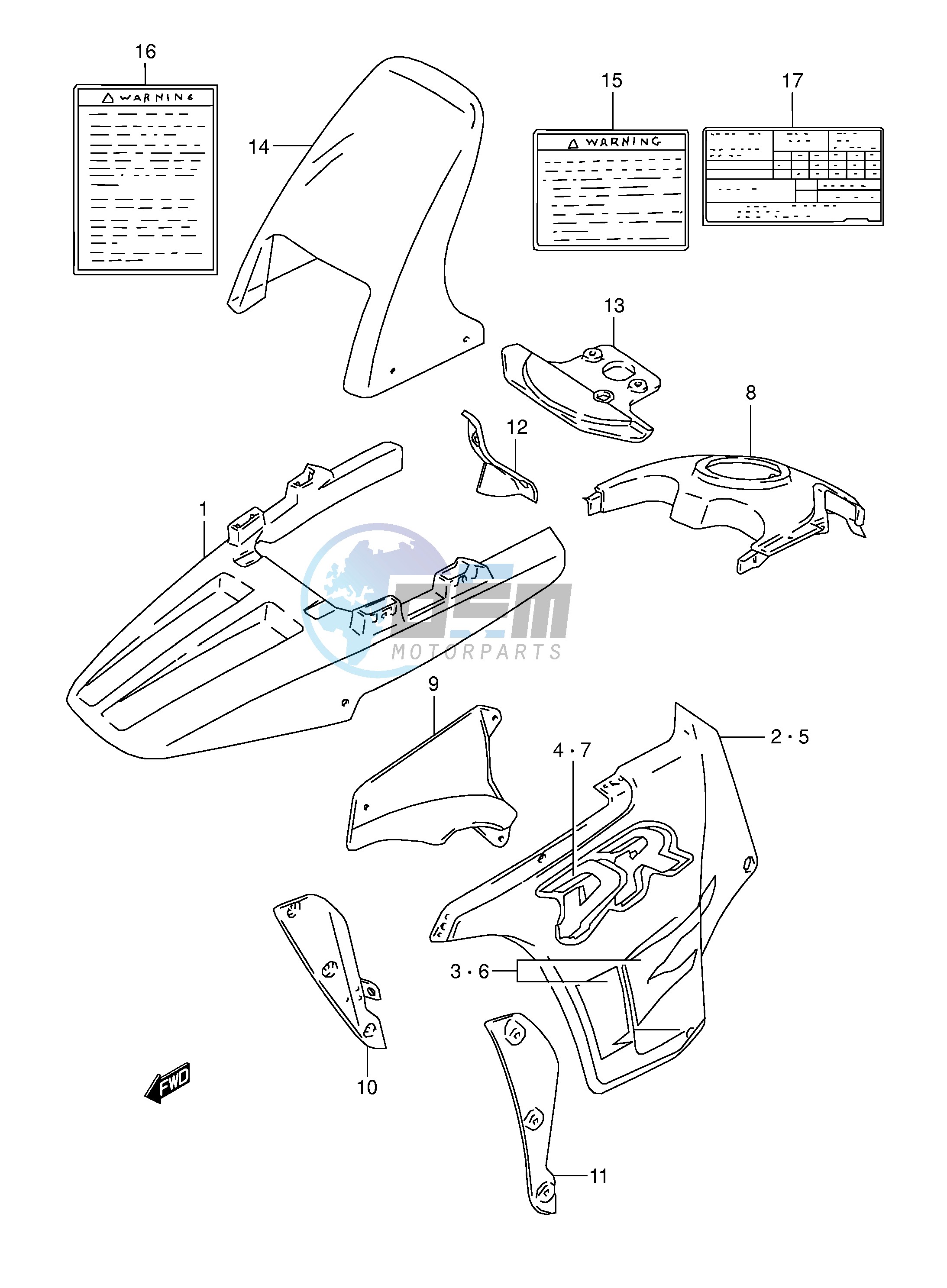 COWLING BODY (MODEL T)