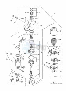 F80BETX drawing STARTING-MOTOR