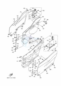 YXZ1000E YXZ1000R (B5J9) drawing SIDE COVER 3