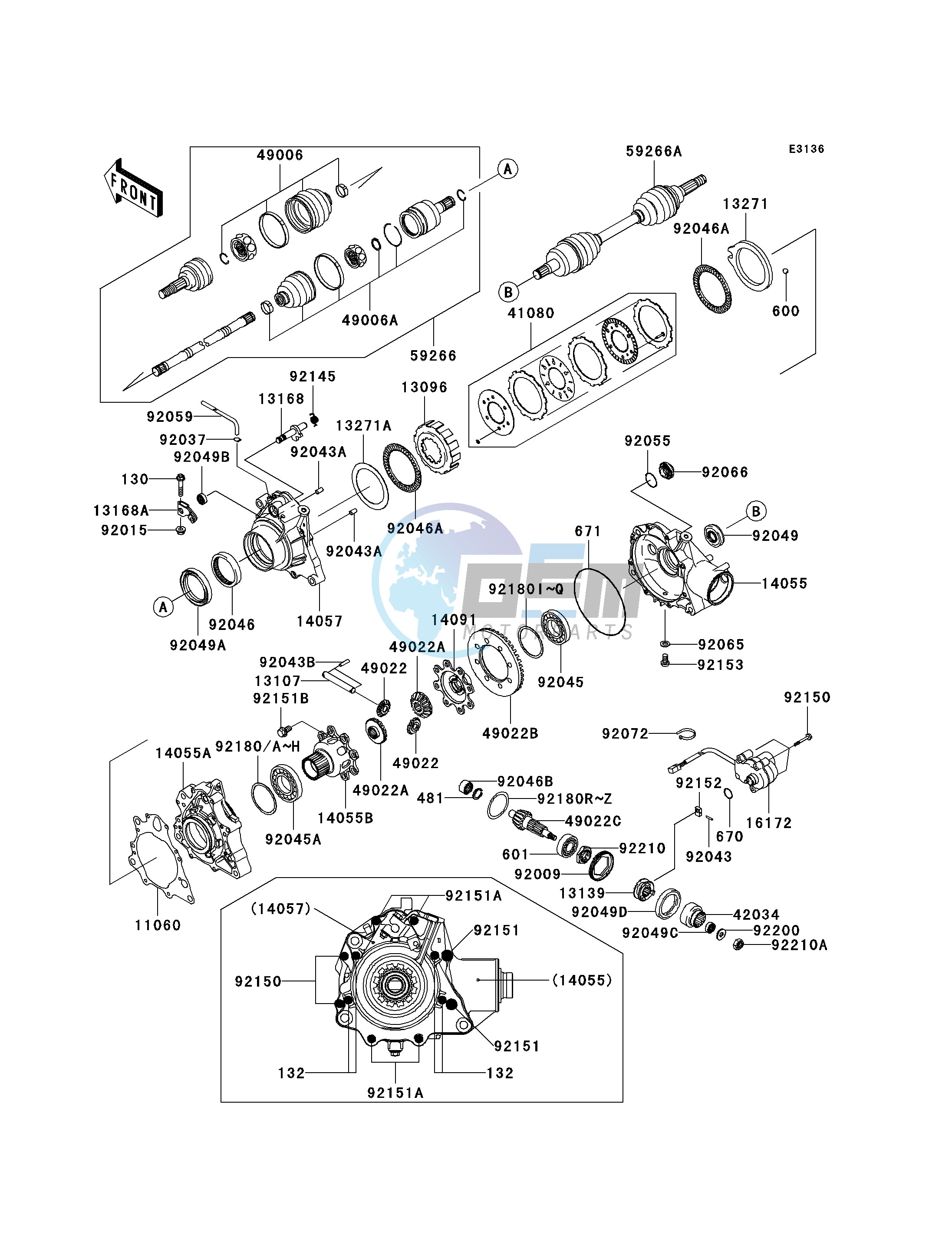 DRIVE SHAFT-FRONT