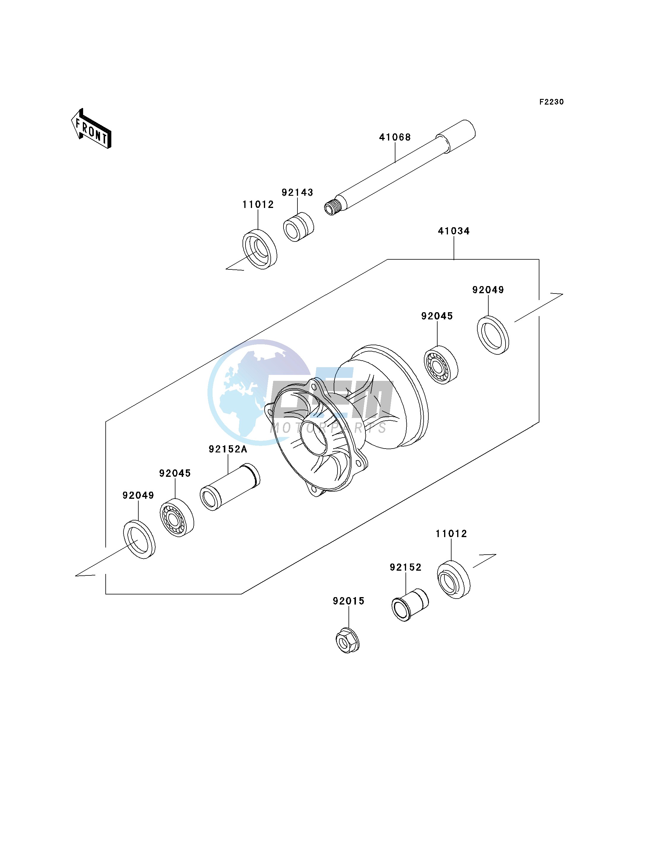 FRONT HUB