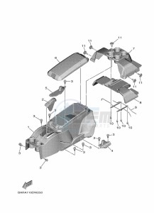 YXF850E YX85FPAP (BARP) drawing SIDE COVER 3