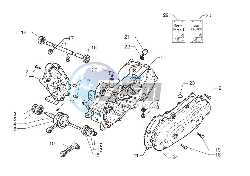 Crankcase – Crankshaft