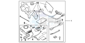 CBR600RRA Europe Direct - (ED / 2ED) drawing AVERTO ALARM KIT