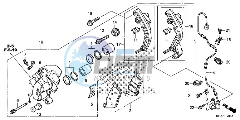 FRONT BRAKE CALIPER