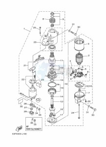 FL150AETL drawing STARTER-MOTOR