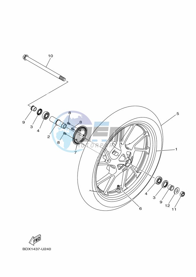 FRONT WHEEL