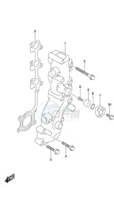 DF 30A drawing Exhaust Manifold