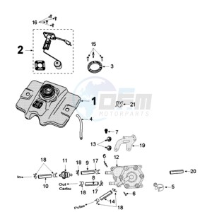 FIGHT 3 R 4T drawing TANK AND FUEL PUMP