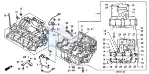 CB13009 BR / CO MME - (BR / CO MME) drawing CRANKCASE