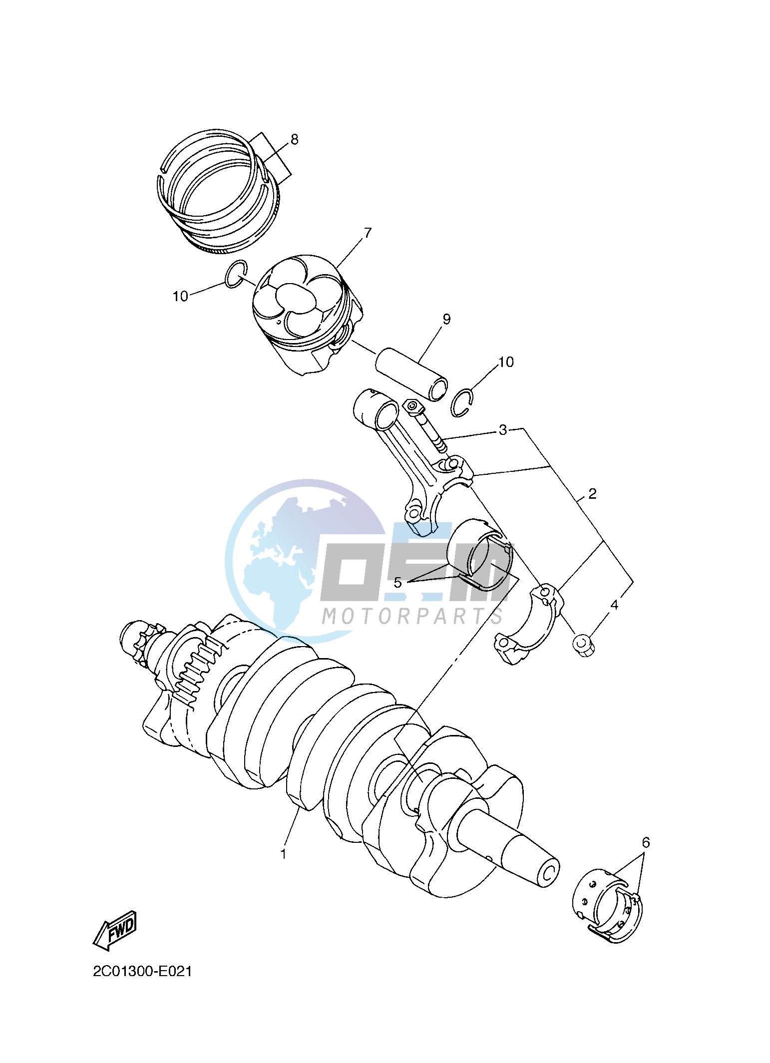 CRANKSHAFT & PISTON