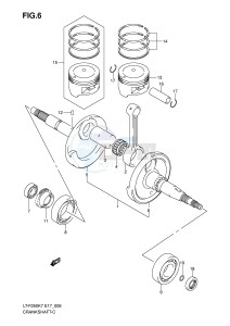 LT-F250 (E17) drawing CRANKSHAFT