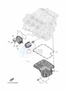 MT-09 MTN890 (B7N1) drawing OIL CLEANER