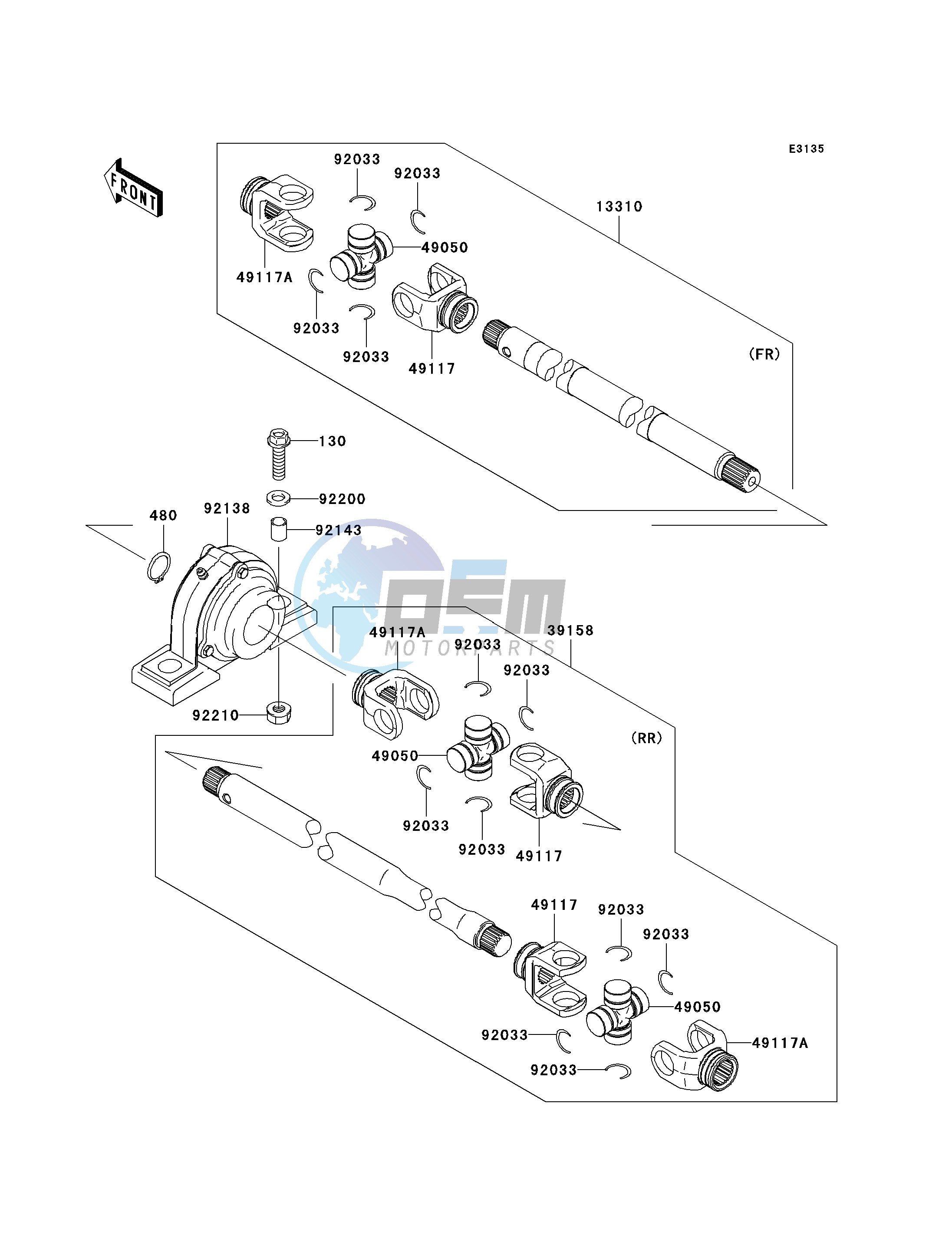 DRIVE SHAFT-PROPELLER