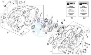 RX-SX 125 2008-2010 drawing Crankcase