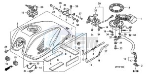 CB1300SA9 SI / ABS BCT MME TWO - (SI / ABS BCT MME TWO) drawing FUEL TANK