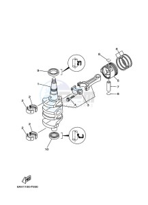 F20LMHA-2015 drawing CRANKSHAFT--PISTON