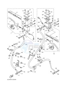 XC125R MAJESTY S (2PE1) drawing MASTER CYLINDER