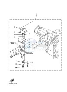 F15CMLH-2007 drawing TILLER-HANDLE