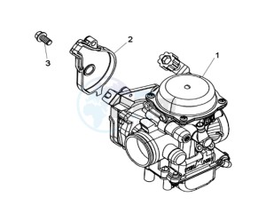 QUAD LANDER 300S ENTRY drawing CARBURATOR