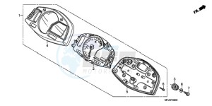 CBR600RRA BR - (BR) drawing METER