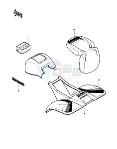 KLT 200 C [KLT200] (C1) | DIFFIRENTIAL AXLE [KLT200] drawing LABELS -- 83 KLT200-C1- -