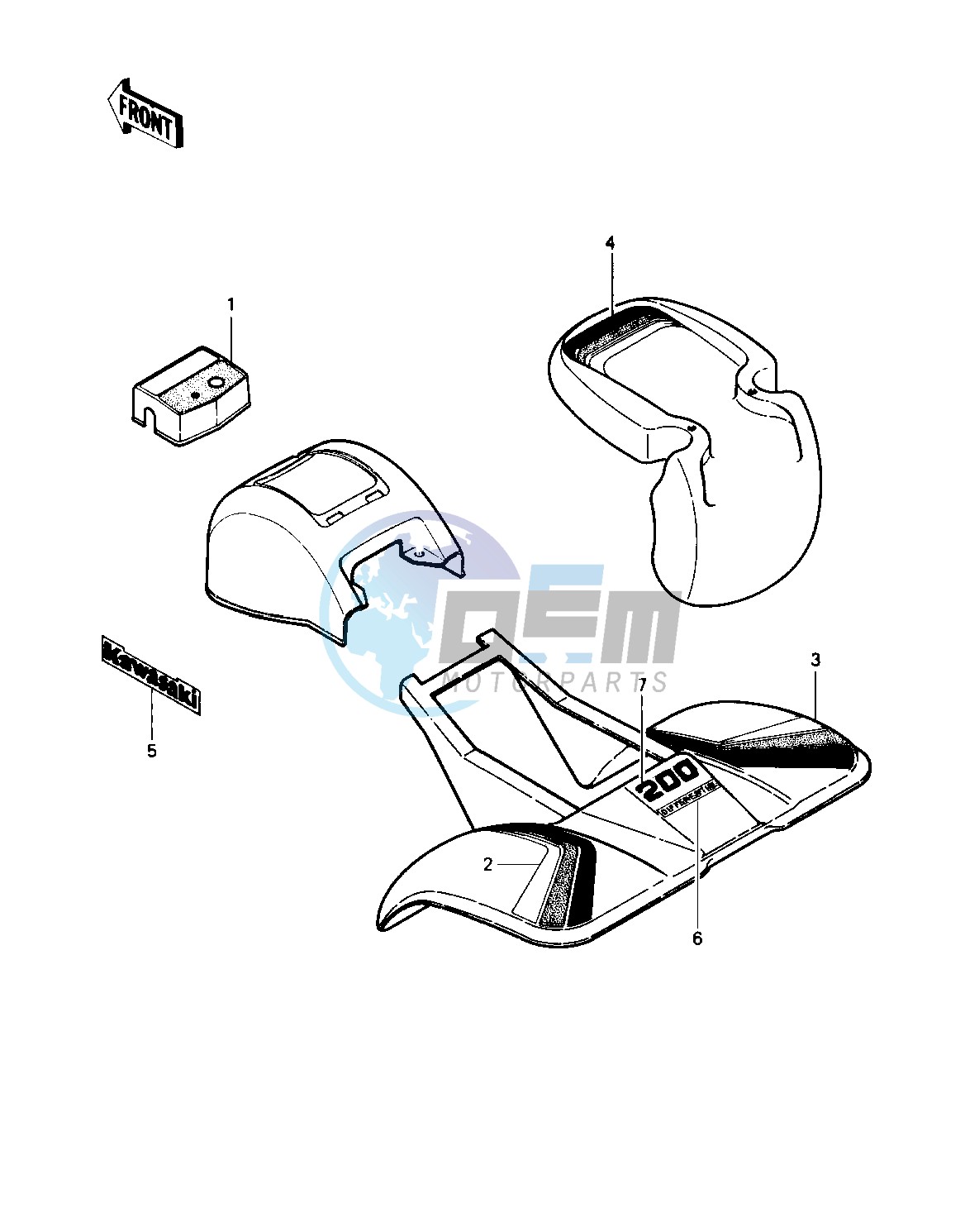 LABELS -- 83 KLT200-C1- -