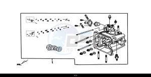 JOYMAX Z 300I ABS (LW30W1-EU) (L9) drawing CYLINDER HEAD ASSY