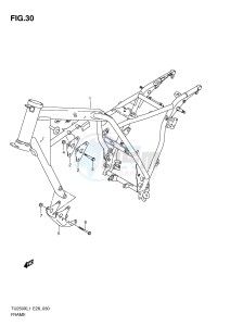 TU250X (E28) drawing FRAME