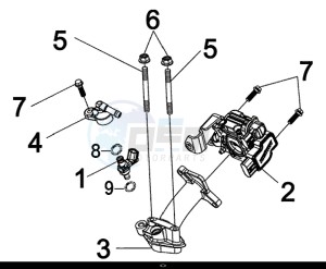 MIO 115 (FS11W1-EU) (L7-M0) drawing THROTTLE BODY ASSY