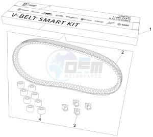 MP3 350 MAXI SPORT E4 ABS (EMEA) drawing Transmission kit