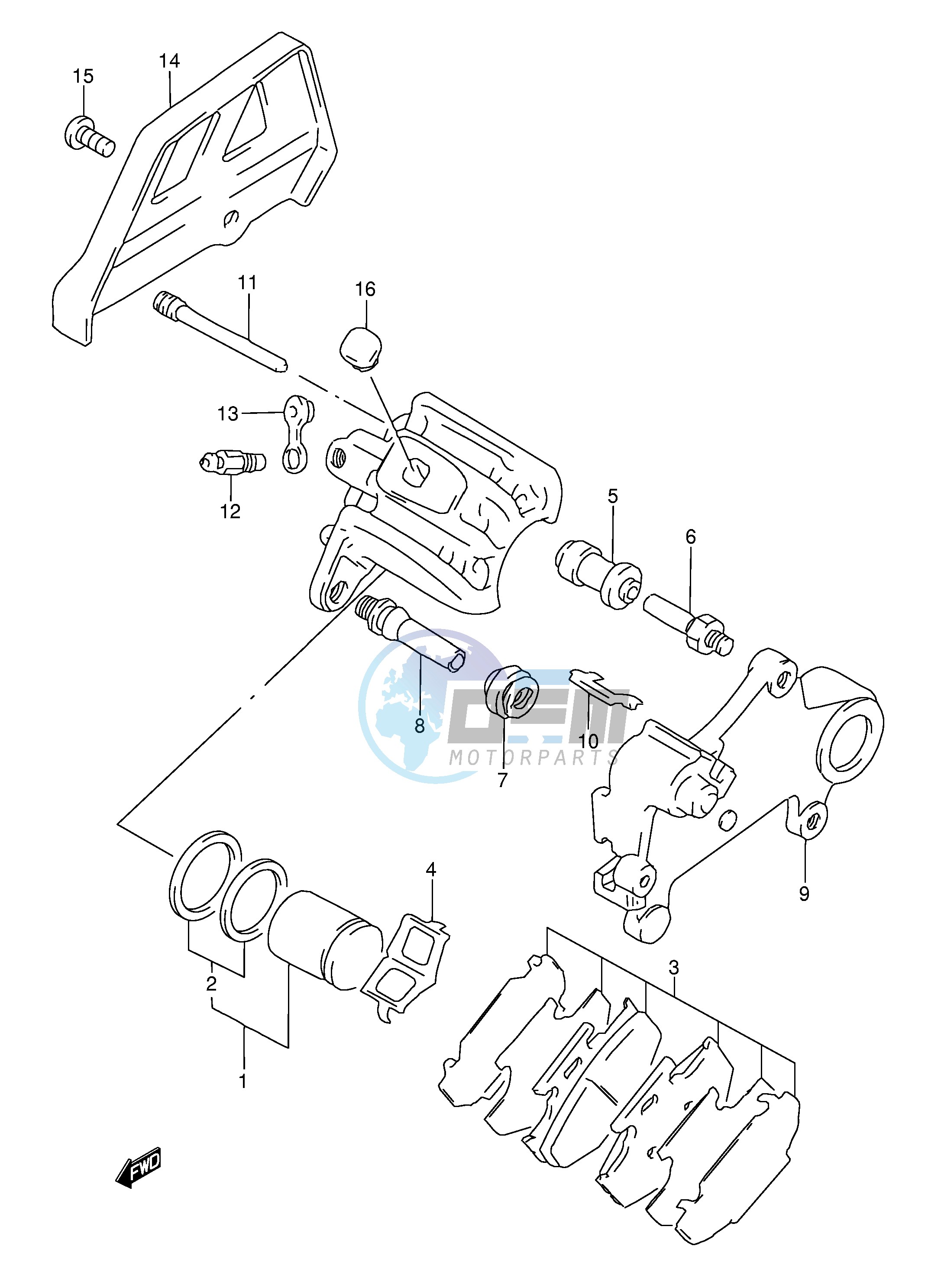 REAR CALIPER