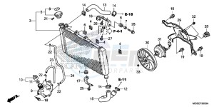 NC700SC drawing RADIATOR