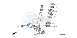 CB1000RA Europe Direct - (ED) drawing STEERING STEM