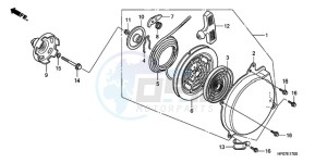 TRX500FPEA U / EC PS drawing RECOIL STARTER