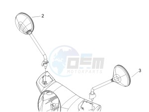 Granturismo 125 L E3 drawing Mirror